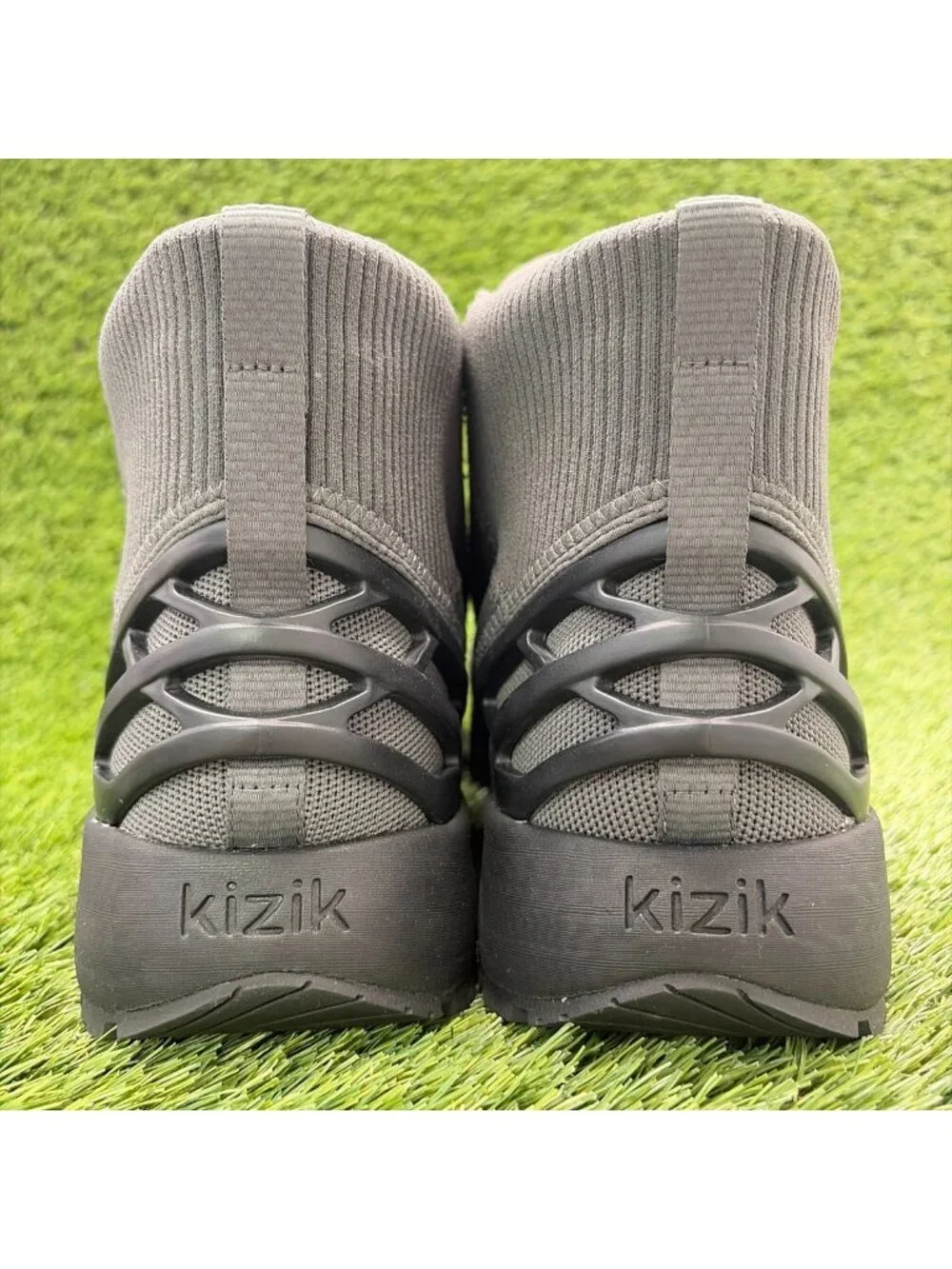 Kizik Suncrest High Mens Size 11.5 Gray Black Outdoor Hands Free Hiking Boots